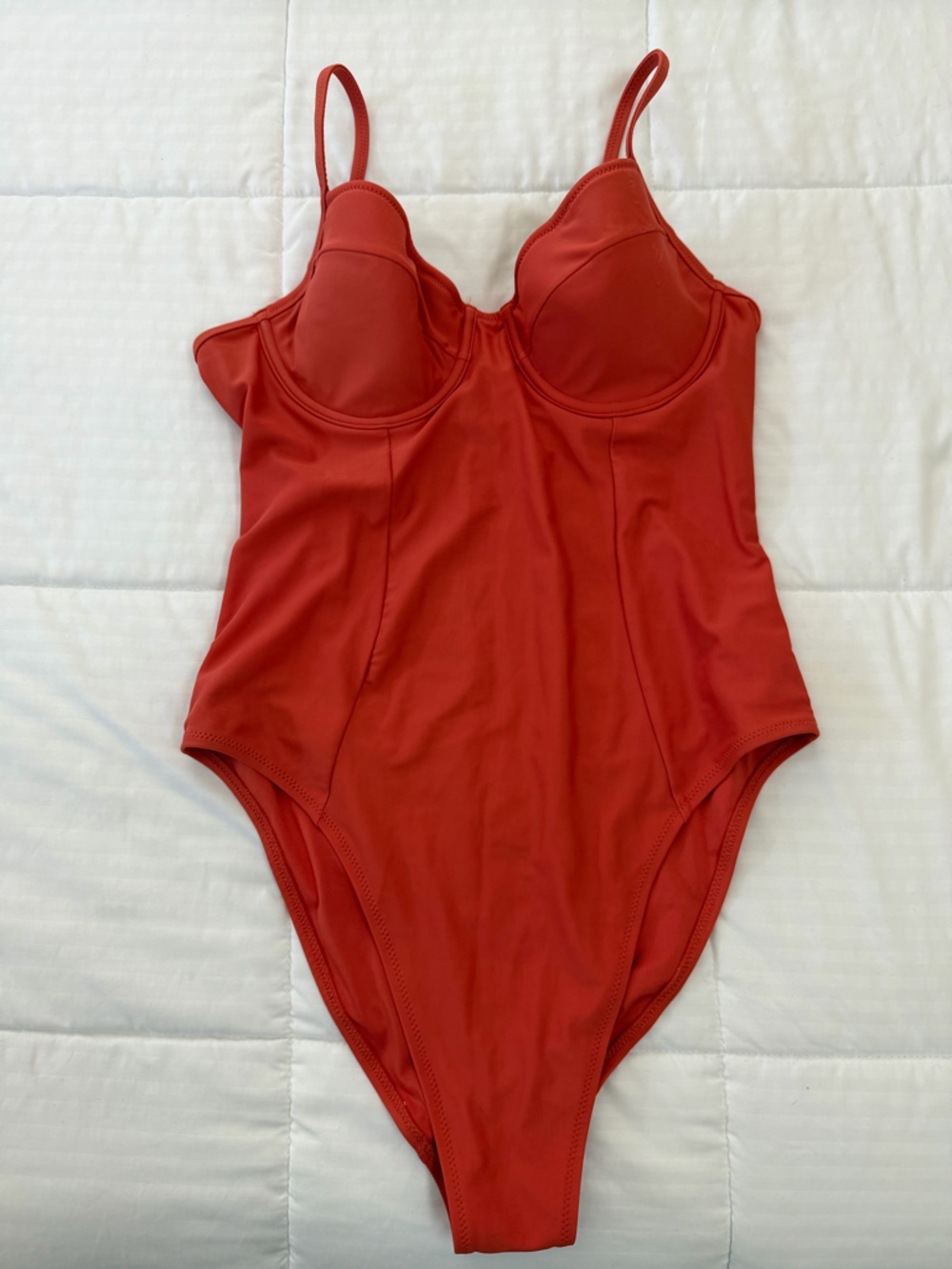 Red One-Piece Swimsuit
